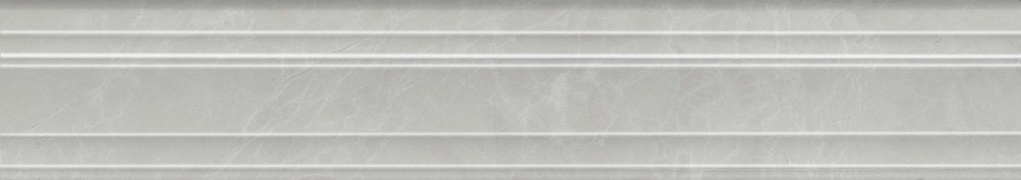 BLF023R Бордюр Багет Монте Тиберио серый глянцевый обрезной 40x7,3x2,7 Kerama Marazzi