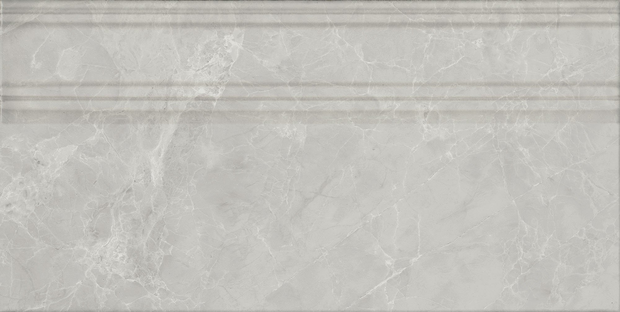 FME027R Плинтус Риальто серый светлый глянцевый обрезной 20x40x1,6 Kerama Marazzi