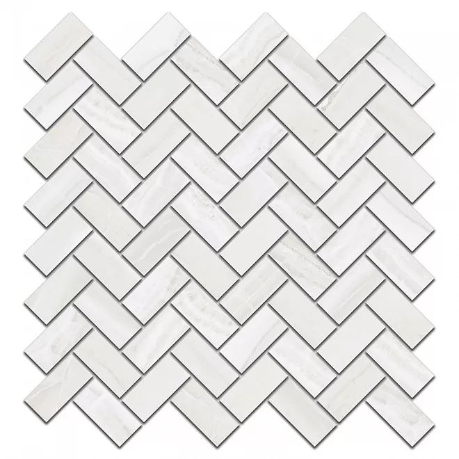 190/005T Декор Контарини белый мозаичный глянцевый 31,5x30x0,9 Kerama Marazzi