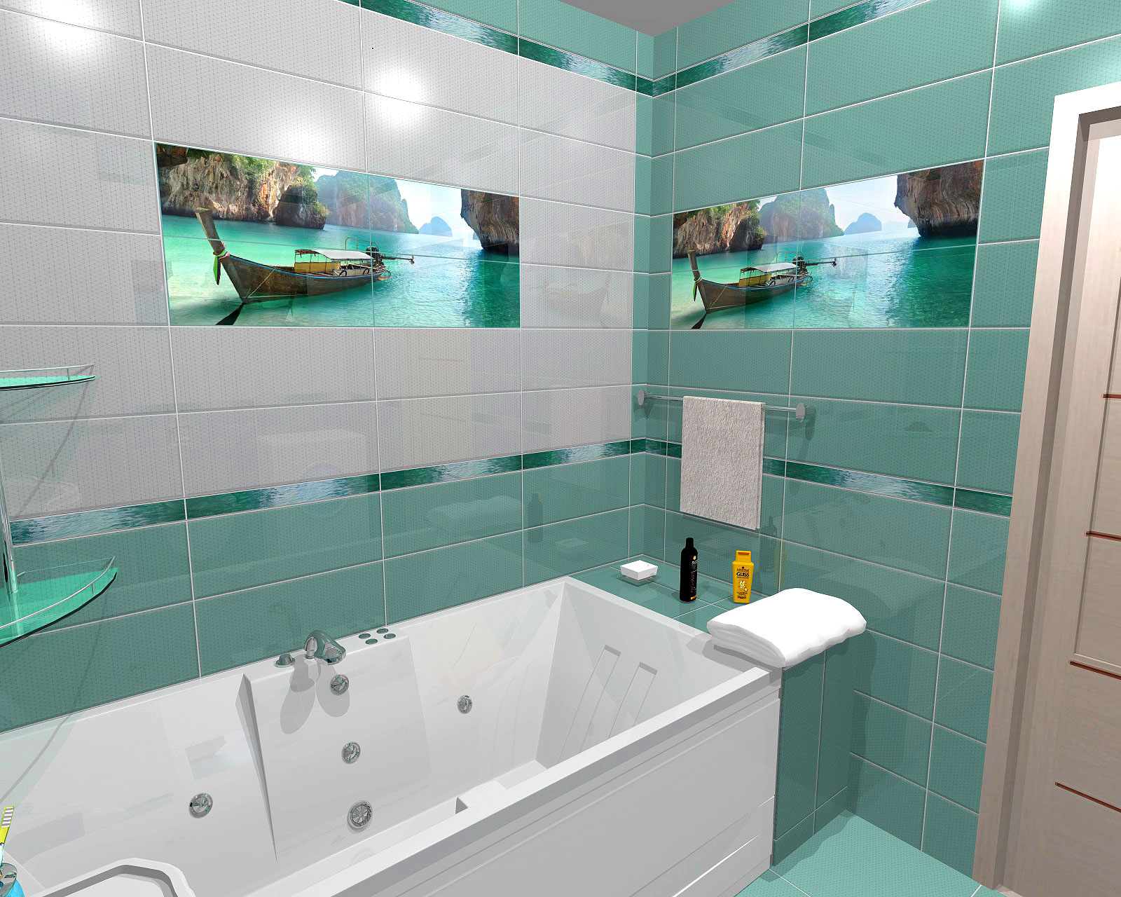 дизайн ванной комнаты плитка картинки