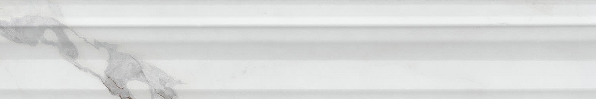 BLC038R Бордюр Багет Коррер белый глянцевый обрезной 30x5x1,9 Kerama Marazzi