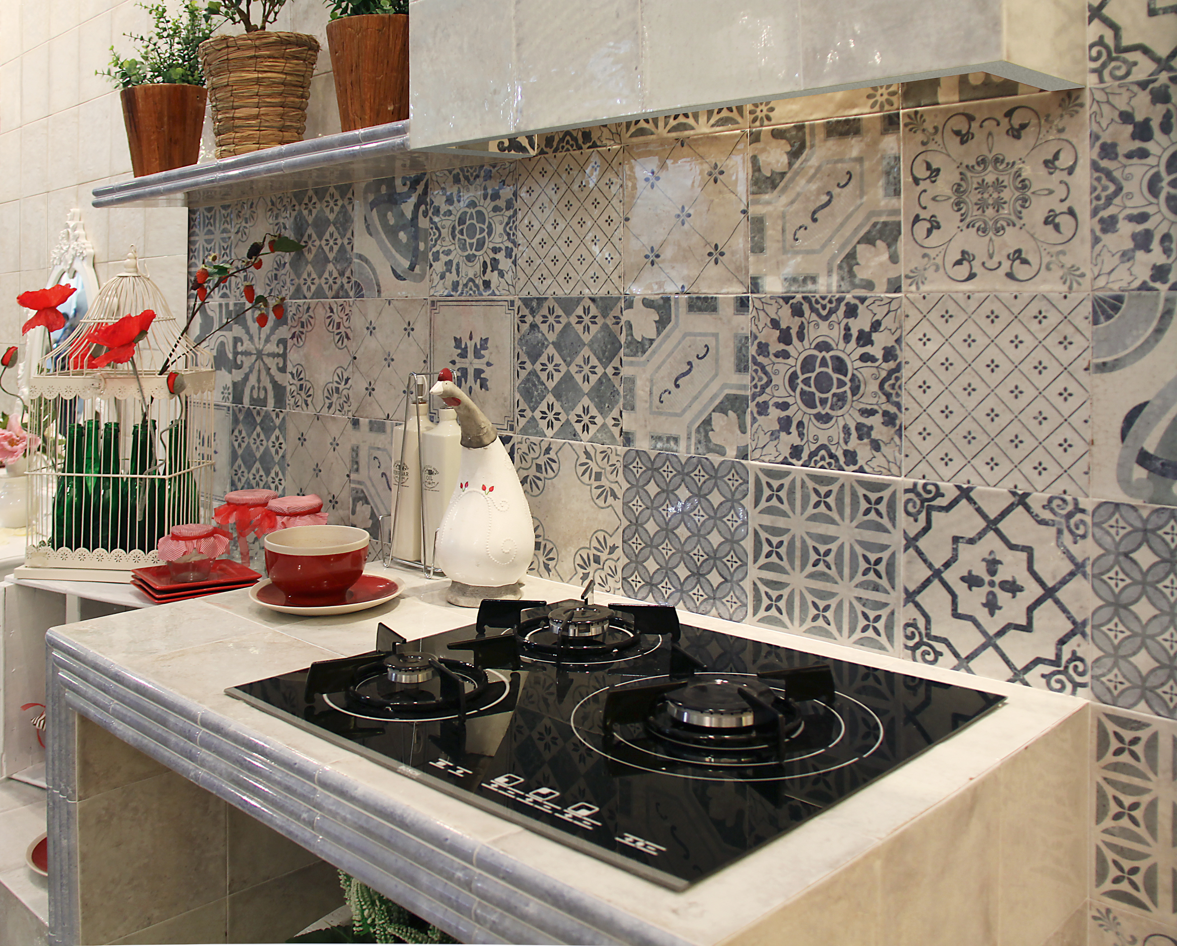 плитка на кухню в испанском стиле