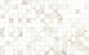 10100001118 Calacatta Gold Белый Мозаика 40x25 Global Tile