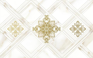 10300000203 Calacatta Gold Белый Декор 40x25 Global Tile