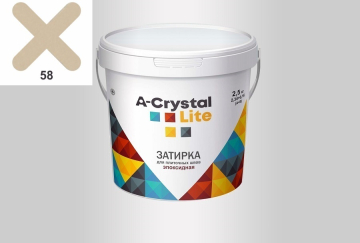 58 Эпоксидная затирка Lite 2.5кг A-Crystal