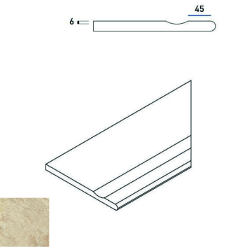 620090000369 Climb ROPE BORDO SVASATO ROUND DX 30x60 Italon