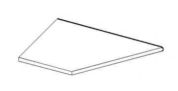 620090000910 Rinascente Clay Round Angolo Esterno Dx LASTRA 20mm 30x60 Atlas Concorde Russia