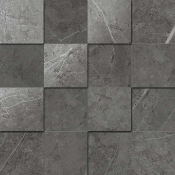 620110000055 Charme Evo Antracite Mosaico 3D 30x30 Italon