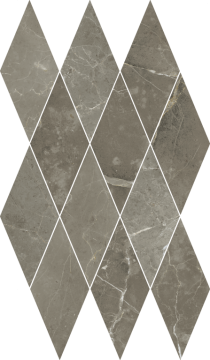 620110000207 Stellaris Tuscania Grey Mosaico Diamond Lux 28x48 Italon