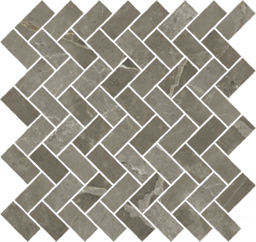 620110000216 Stellaris Tuscania Grey Mosaico Cross Nat 31.5x29.7 Italon