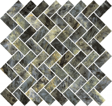 620110000219 Stellaris Madagascar Dark Mosaico Cross Nat 31.5x29.7 Italon