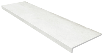 970095 Peldano Recto Urban Blanco Anti Slip 119.7x31.5 Gres de Aragon