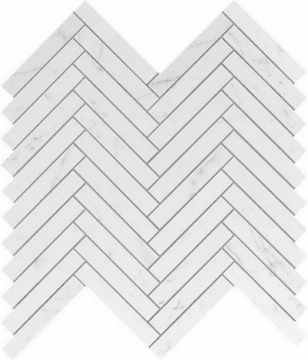 9SHC Marvel Carrara Pure Herringbone Wall 30,5x30 Atlas Concorde