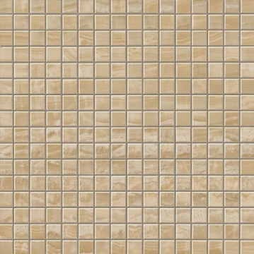 AEO0 Marvel Gold Onyx Mosaico Lappato 30x30 Atlas Concorde