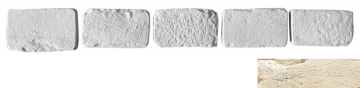 Декоративный кирпич Тычок Мадрид 050 12.5x7-8x1,7 Leonardo Stone