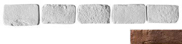 Декоративный кирпич Тычок Мадрид 402 12.5x7-8x1,7 Leonardo Stone