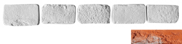 Декоративный кирпич Тычок Мадрид 480 12.5x7-8x1,7 Leonardo Stone