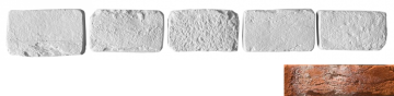 Декоративный кирпич Тычок Мадрид 490 12.5x7-8x1,7 Leonardo Stone