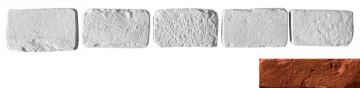 Декоративный кирпич Тычок Мадрид 776 12.5x7-8x1,7 Leonardo Stone