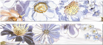 Dream Blue Floret бордюр (комплект 2шт) 30x6.2 Azori