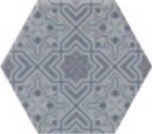 Hex Sloane Cement Mix Compacglass 19.8x22.8 Pamesa