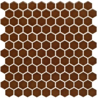 HG161 Hexagon Mosaic Light Brown 2,65 30x30 Serapool