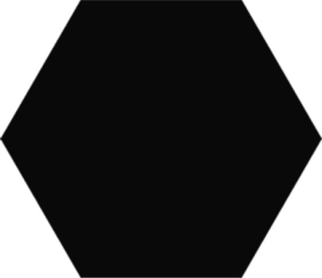 K945262 Miniworx Hexagon Черный Матовый 21x24 Vitra