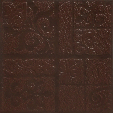 Каир 4Д клинкерная коричневый рельеф 29.8х29.8 Керамин