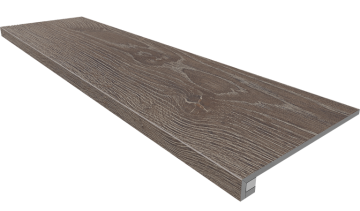 Комплект KW03 Kraft Wood Wenge (Ступень 33x120 структурированный прямоугольный бортик без насечек + Подступенок 14,5x120) Estima