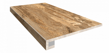 Комплект Ступень SP04 Spanish Wood 33x120 неполированная без насечек + Подступенок 14.5x120 Estima