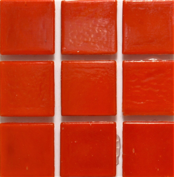 Мозаика A93N/HG красный гладкий 2*2 32.7*32.7 JNJ Mosaic
