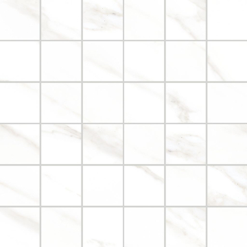 Мозаика K945619LPR Marmori Калакатта Белый (5x5) 30х30 Vitra