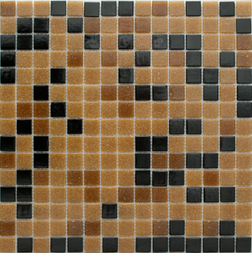 Мозаика MIX8 черно-коричневый (бумага) 327*327 NSmosaic