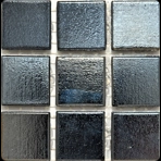 Мозаика Р21/HG черный перламутр стальной 2*2 32.7*32.7 JNJ Mosaic