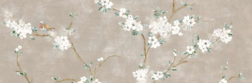 RA1Y Mixed Rosa Decoro Fiori di Pesco A Rett. 40x120 Ragno Marazzi