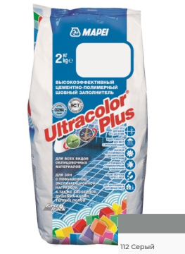 ULTRACOLOR PLUS 112 Серый (2 кг) б/х Mapei