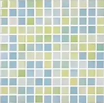 VC.2.01.0602 Мозаика Versicolor Mosaic Yellow-Green 2,5x2,5 30x30 Serapool