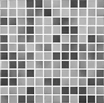 VC.2.01.0913 Versicolor Mosaic Black-Grey 2,5x2,5 30x30 Serapool