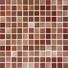 VC.2.01.4647 Мозаика Versicolor Mosaic Reddish Brown-Brown 2,5x2,5 30x30 Serapool