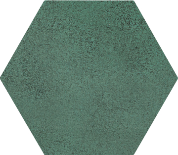W-Burano green hex 11x12.5 Tubadzin