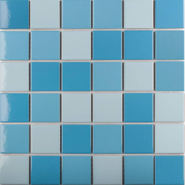 WB43388 Мозаика Light Blue Mix Glossy 4.8x4.8 30.6х30.6х6 StarMosaic