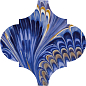 VT/A624/65000 Декор Арабески Венеция синий матовый 6,5x6,5x0,69 Kerama Marazzi