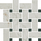 T038/SG6540 Серенада мозаичный белый лаппатированный 32x32 Kerama Marazzi