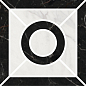 ID94T Декор Фрагонар наборный черный 9,9x9,9x0,9 Kerama Marazzi